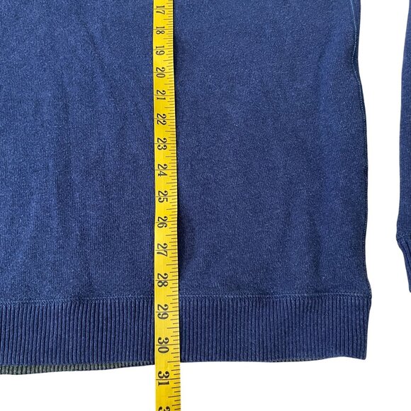 Tommy Bahama 1/4 Zip Pullover Men's Size XL Reversible Blue Green Sweatshirt - Picture 5 of 6